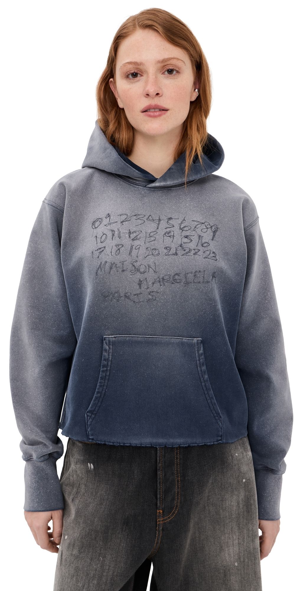 Maison Margiela Embroidered Sweatshirt Cobalt S
