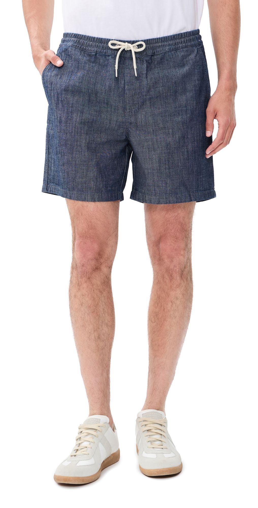 NN07 Gregor Chambray Shorts Medium Rinse L
