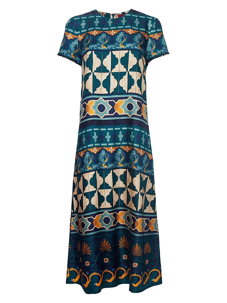 Women's Swing Dress - Emerald - Size XXL