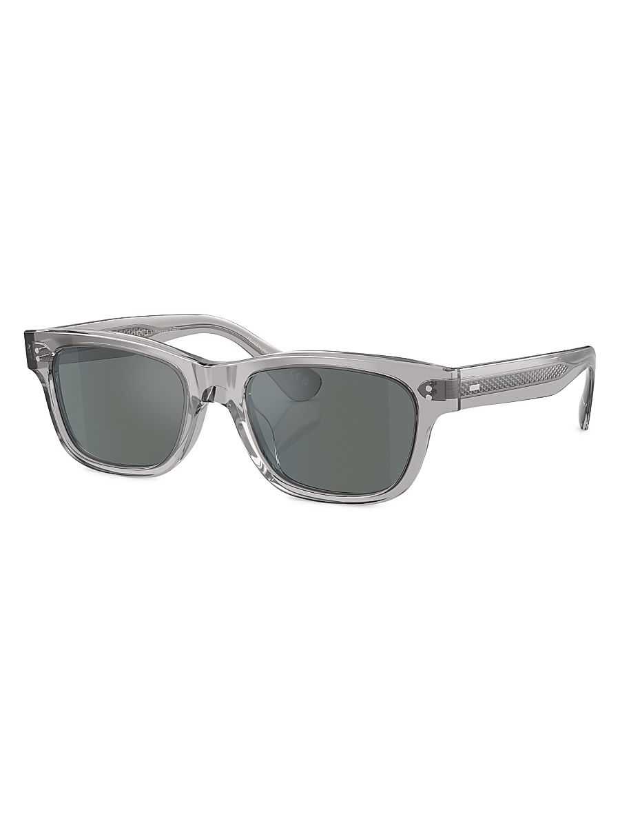 Women's Rosson Sun Pillow 53MM Square Sunglasses - Transparent Grey Teal