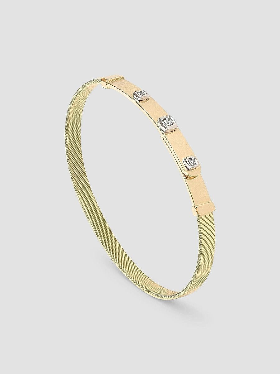 Women's Masai Two-Tone 18K Gold & 0.09 TCW Diamond Bracelet - Yellow Gold