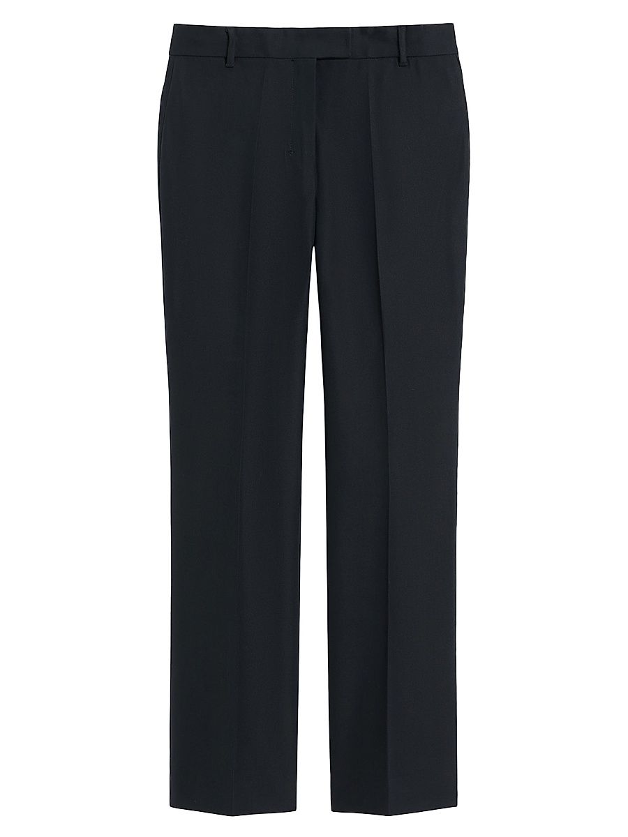 Women's Stretch Cotton and Viscose Trousers - Ultramarine - Size 14