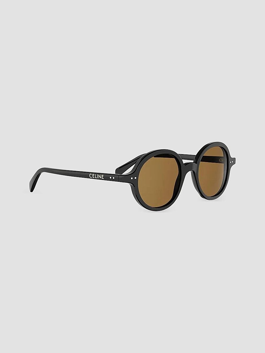 CELINE Women's Riff 48MM Round Sunglasses - Black