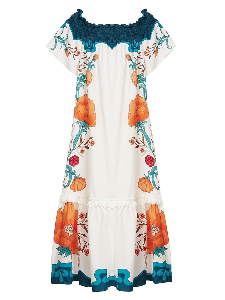 Women's Capalbio Dress Placee - Morpheus Placee Orange - Size XS