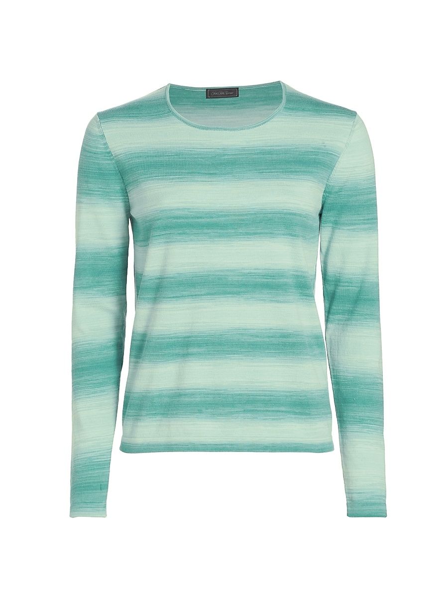 Women's COLLECTION Tonal Ombré Sweater - Pistachio - Size Medium
