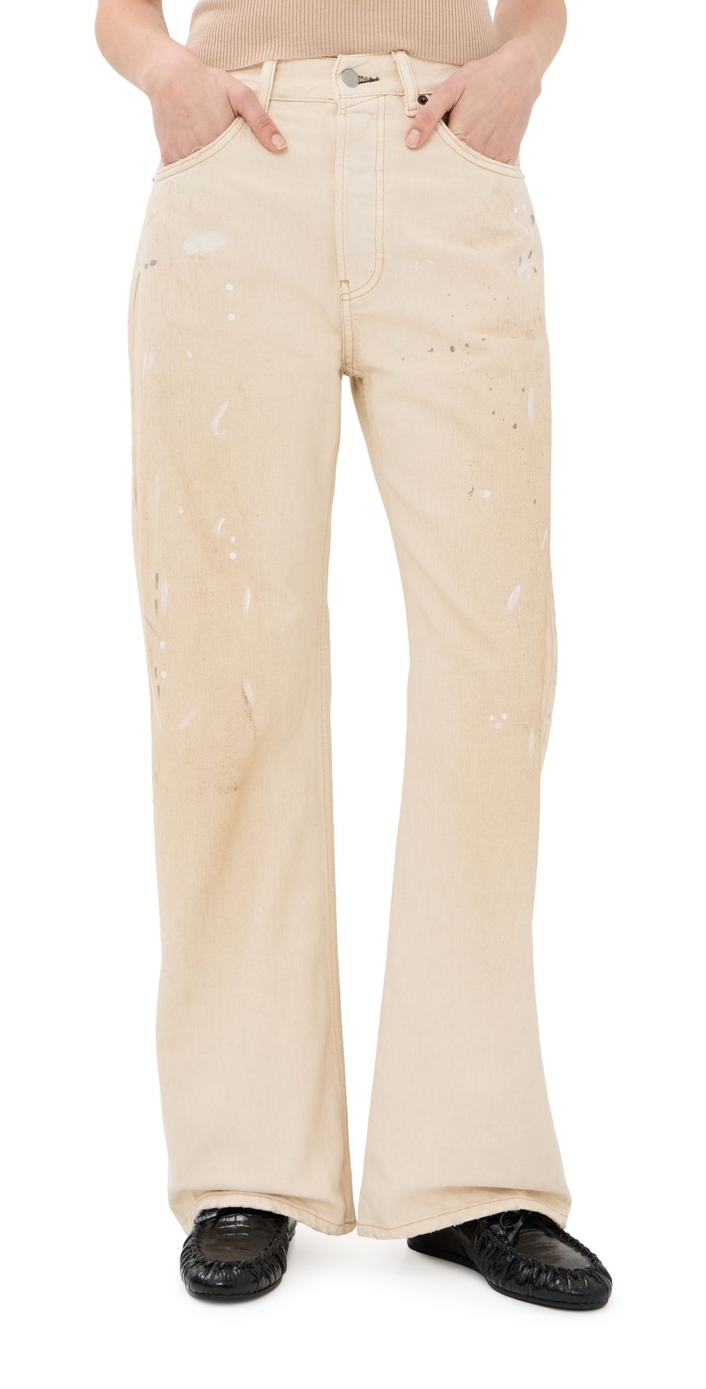 Acne Studios 2021F Jeans White 25
