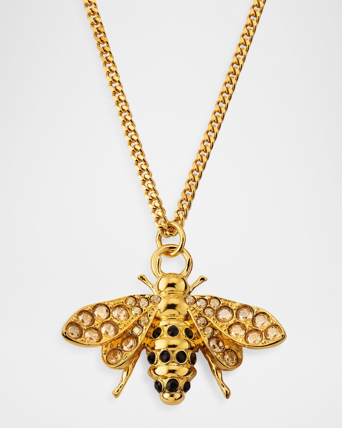 Small Bee Pendant Necklace