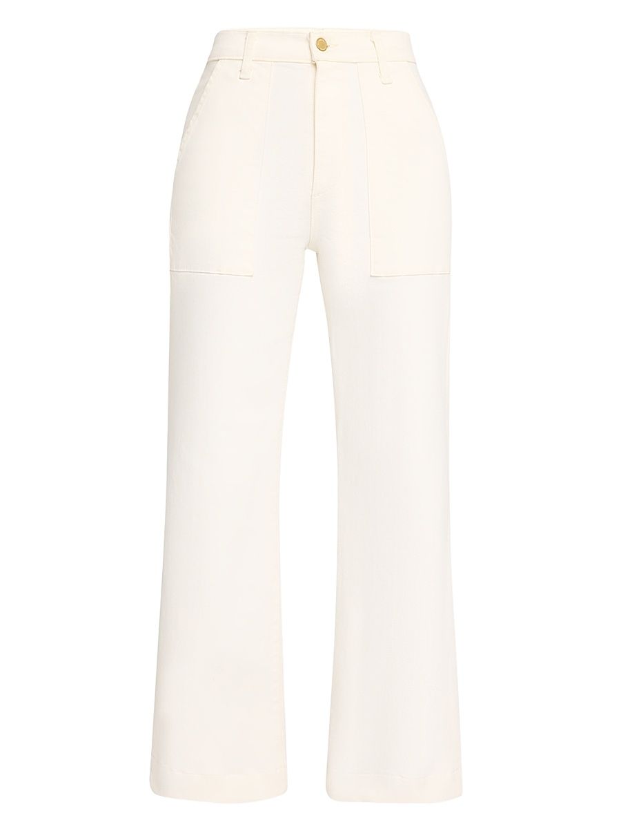 Women's Clifford Wide-Leg Jeans - White - Size 30