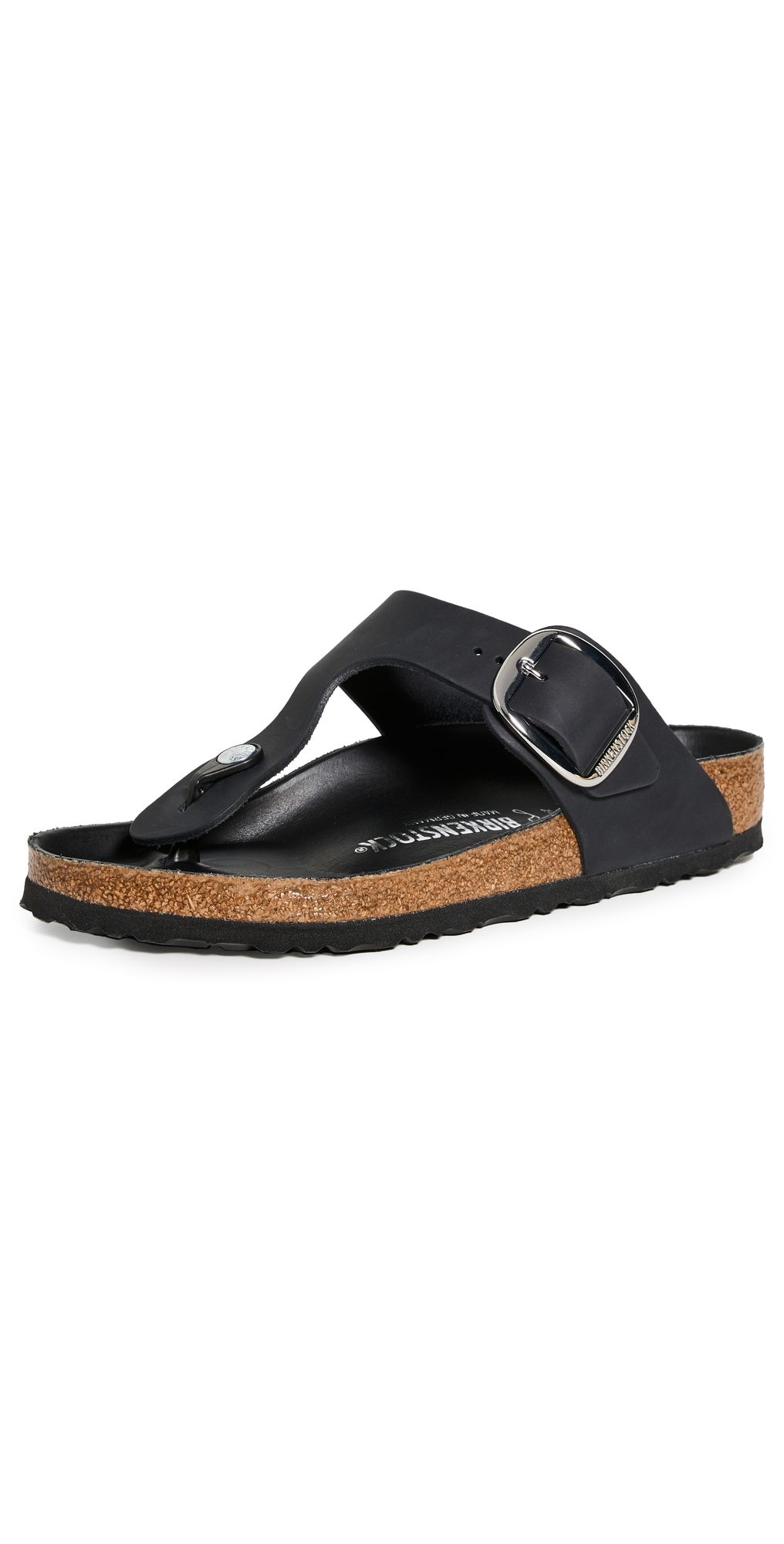 Birkenstock Gizeh Big Buckle Sandals Black 38
