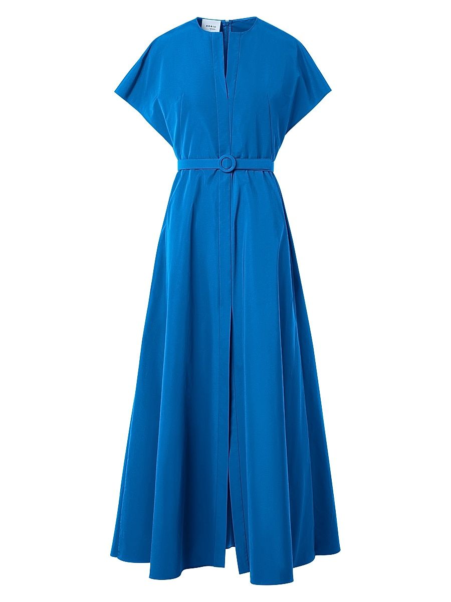 Women's Techno Radzimir Belted Midi-Dress - Cobalt Blue - Size 16