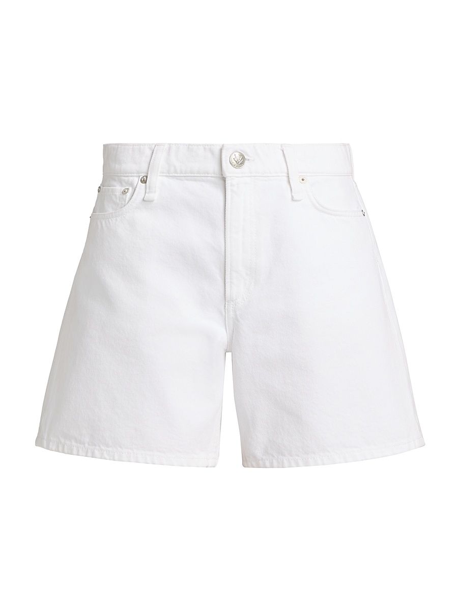 Women's Kaia Denim Shorts - White - Size 26
