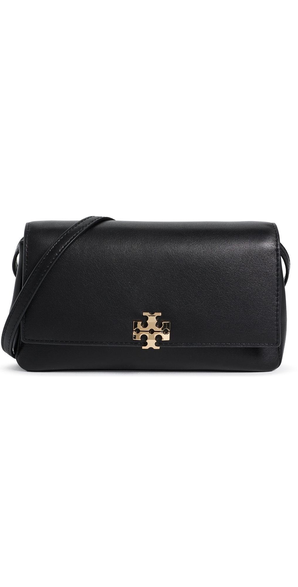 Tory Burch Charlie Wallet On Chain Black One Size
