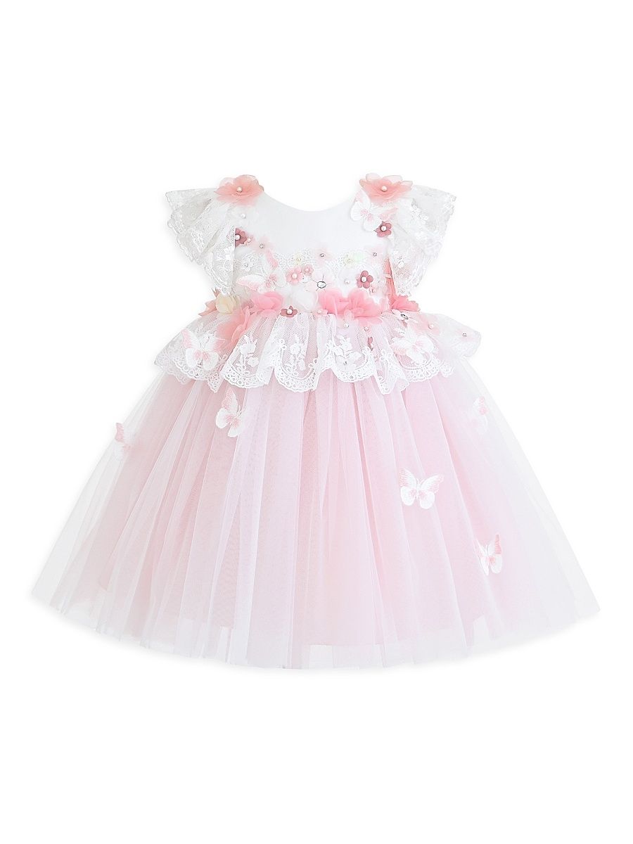 Baby Girl's & Little Girl's Skyline Dress - Pink - Size 18 Months