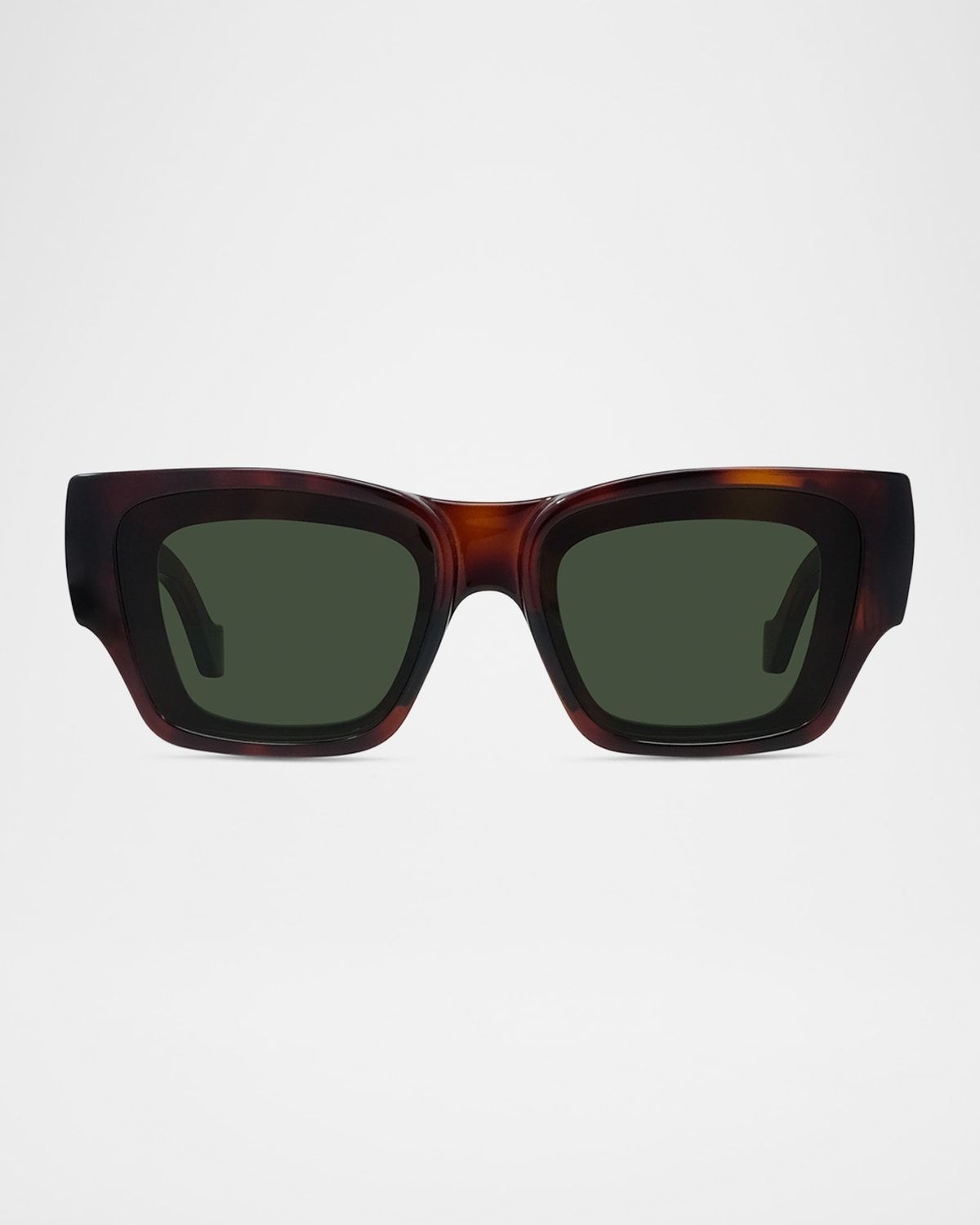 Signature Logo-Print Square Sunglasses