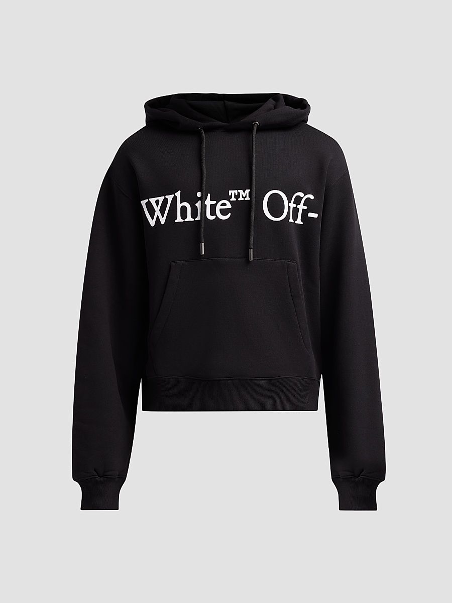 Men's Vertical Bookish Skate Logo Hoodie - Black - Size Small