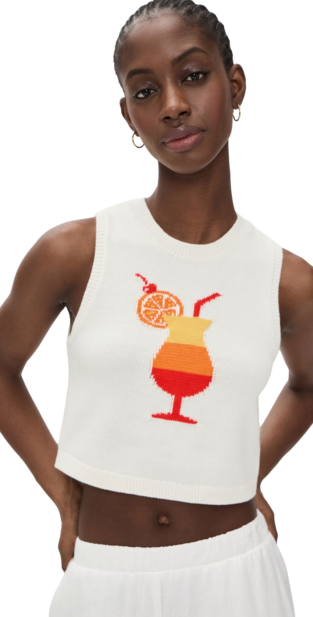 Show Me Your Mumu Milo Tank Cocktail Graphic Knit L