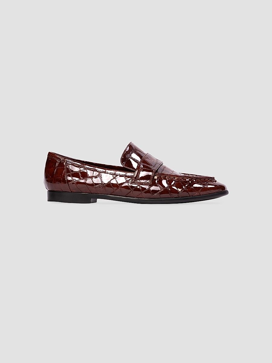 Women's Arrow Croc Loafers - Cinnamon Croc - Size 12
