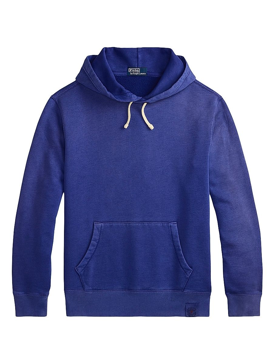Men's Cotton-Blend Hoodie - Graphic Royal - Size XXL