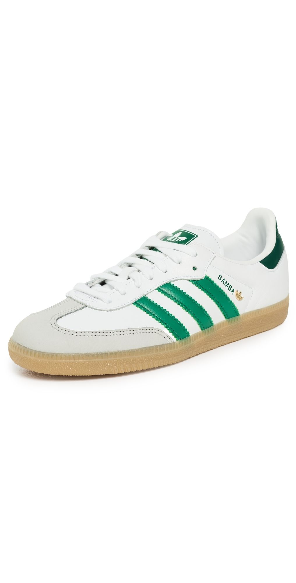 adidas Samba OG Sneakers White/Green/Collegiate Green 5.5