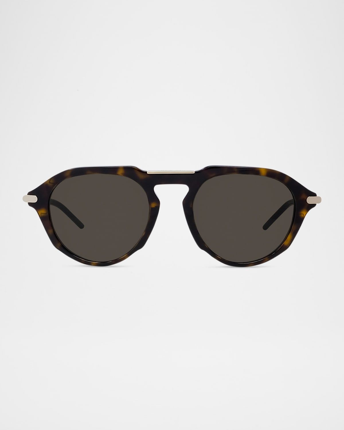 Men & apos;s GV One Acetate and Nylon Round Sunglasses