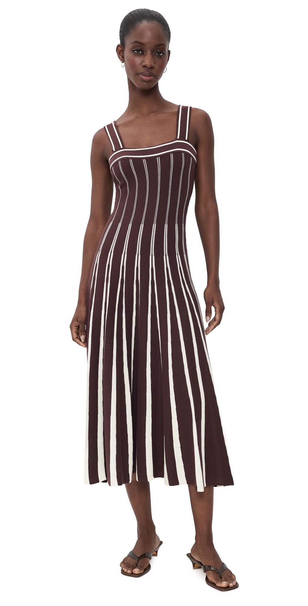 ASTR the Label Marlen Dress Brown Cream XS
