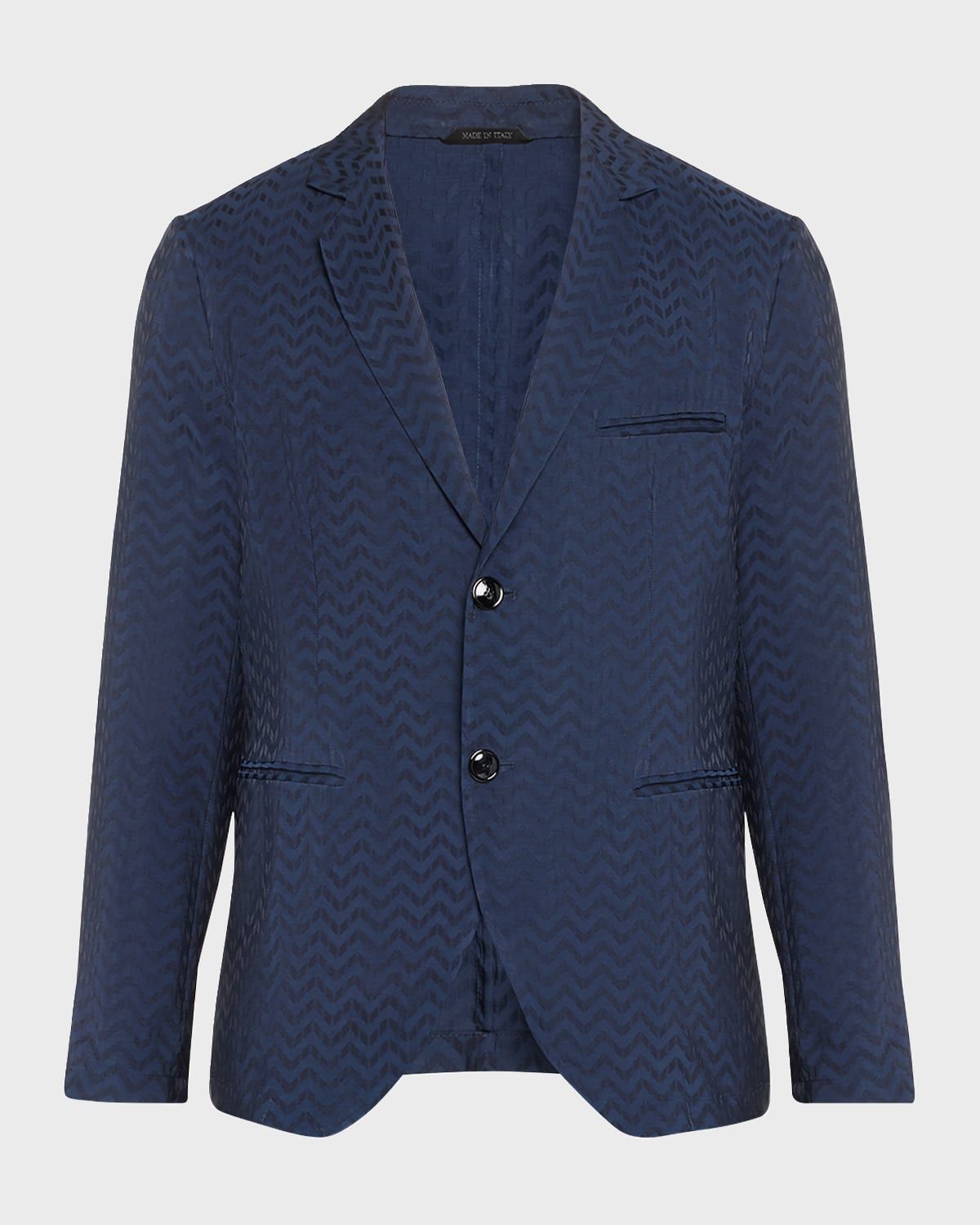 Men & apos;s Cupro Chevron Blazer