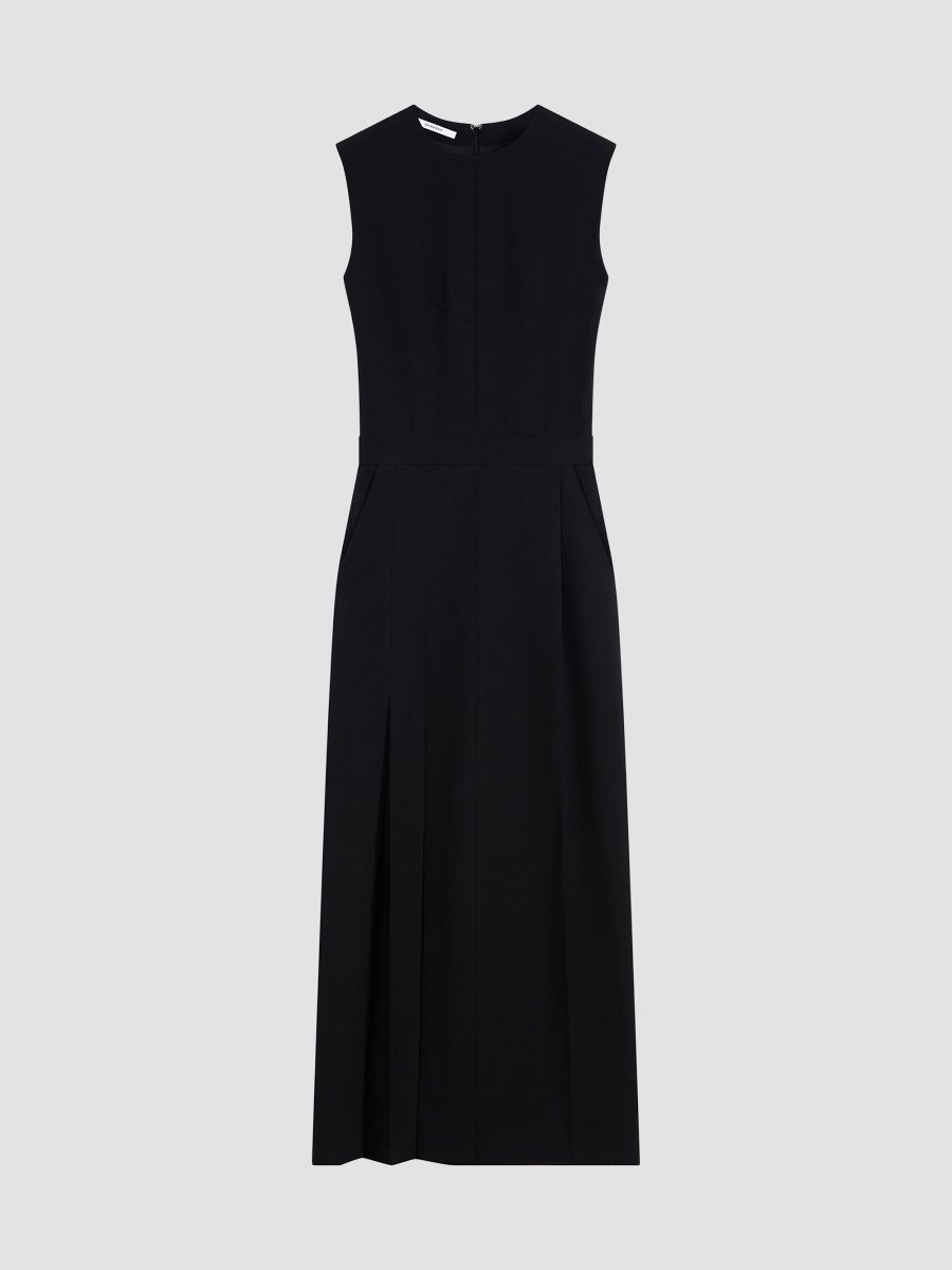 Givenchy Women's Midi Dress in Wool - Black - Size 12