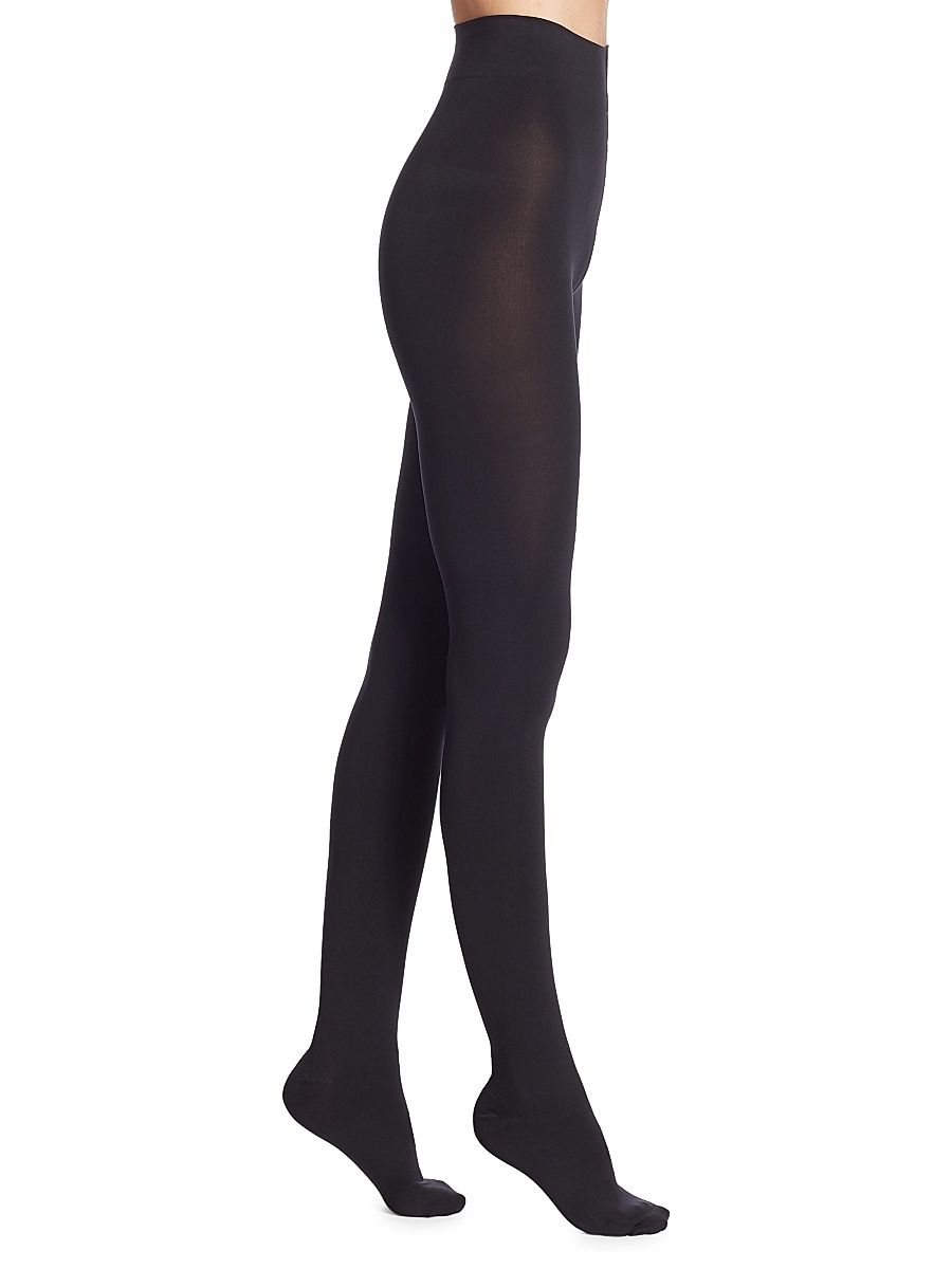 Women's Ind. 100 Leg Support Opaque Tights - Black - Size Large