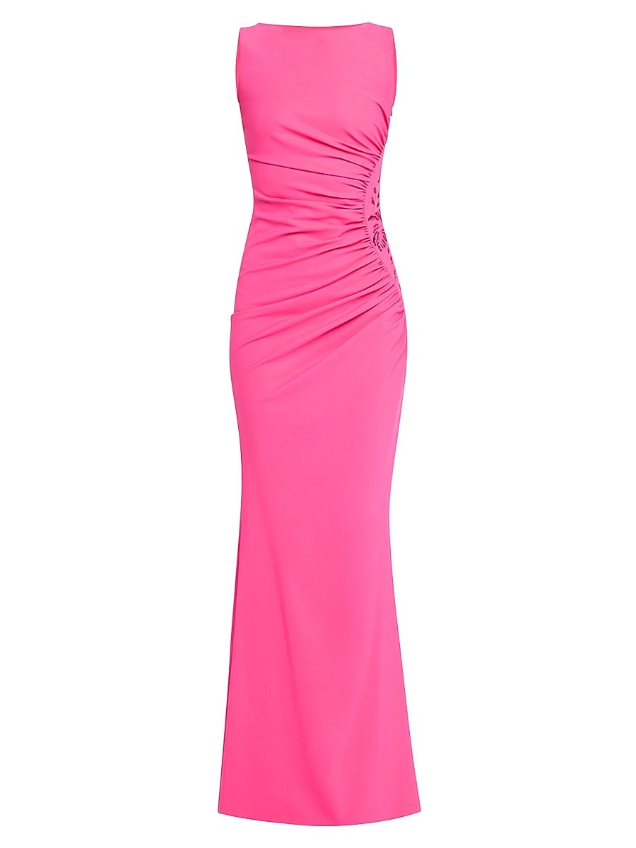 Women's Ogai Sequin-Embroidered Mermaid Gown - Pink - Size 6