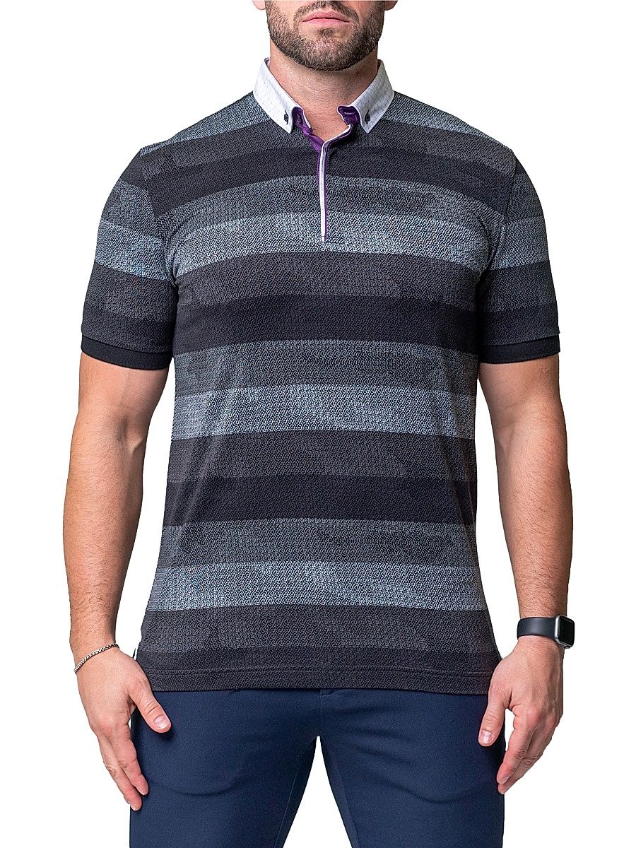 Men's Polos MozartPolk T-Shirt - Black - Size XXL