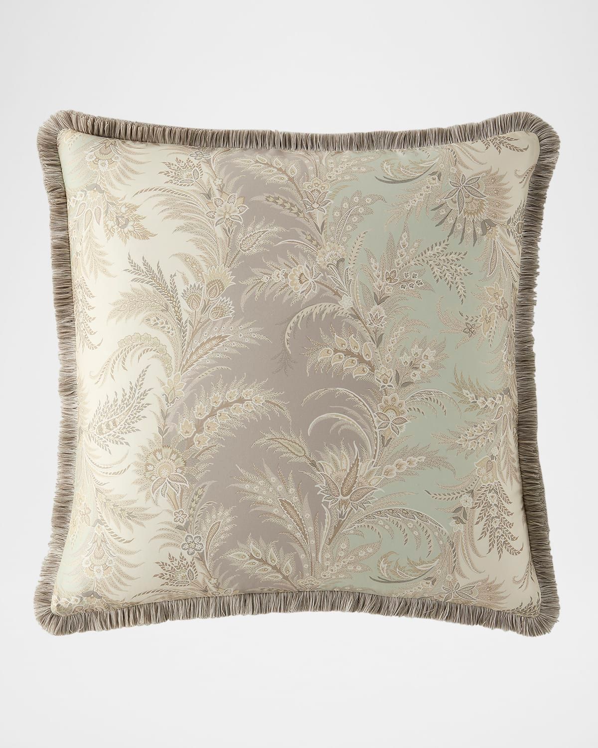 Caladium Pillow with Fringe, 24" Square