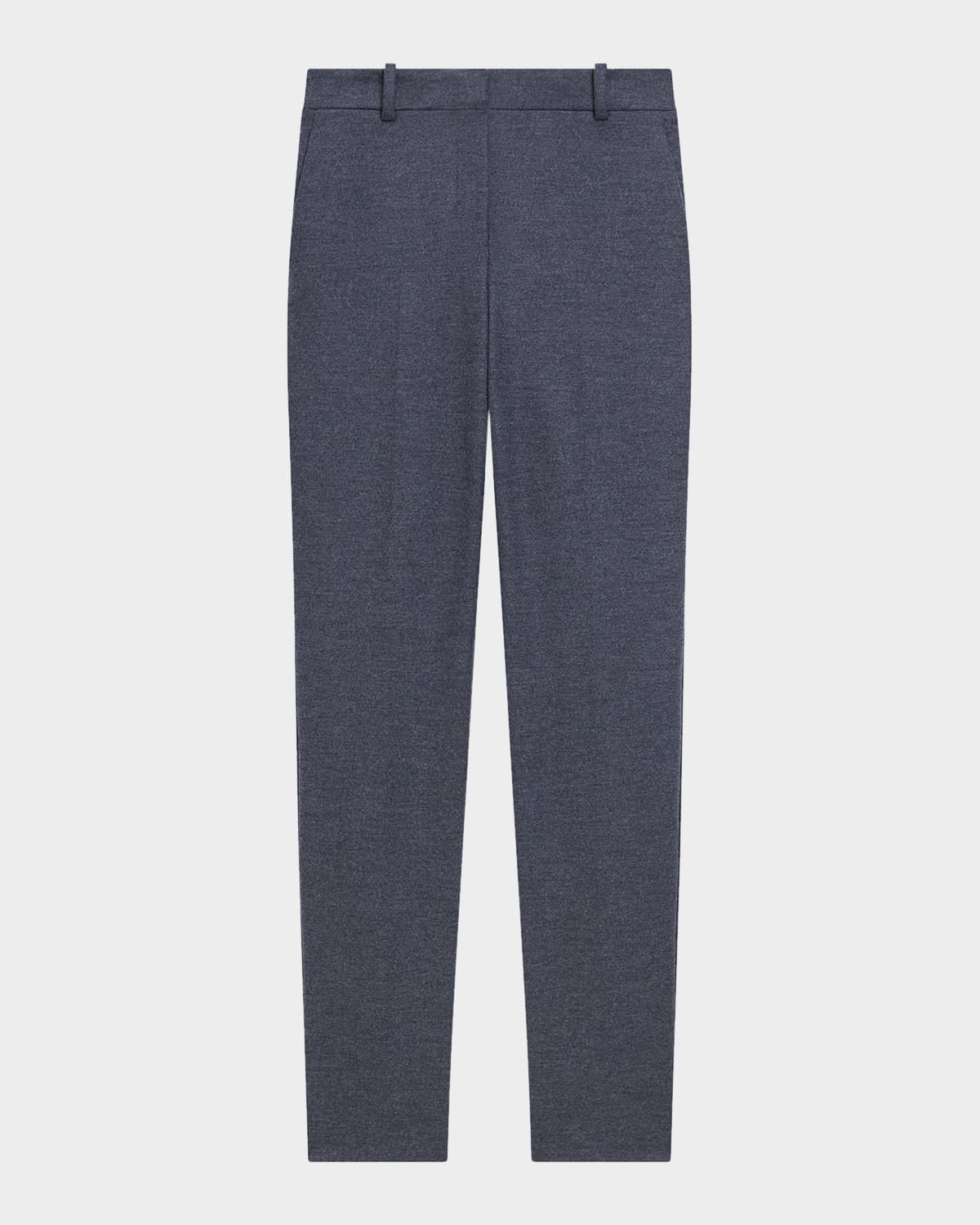 Slim Mid-Rise Pants