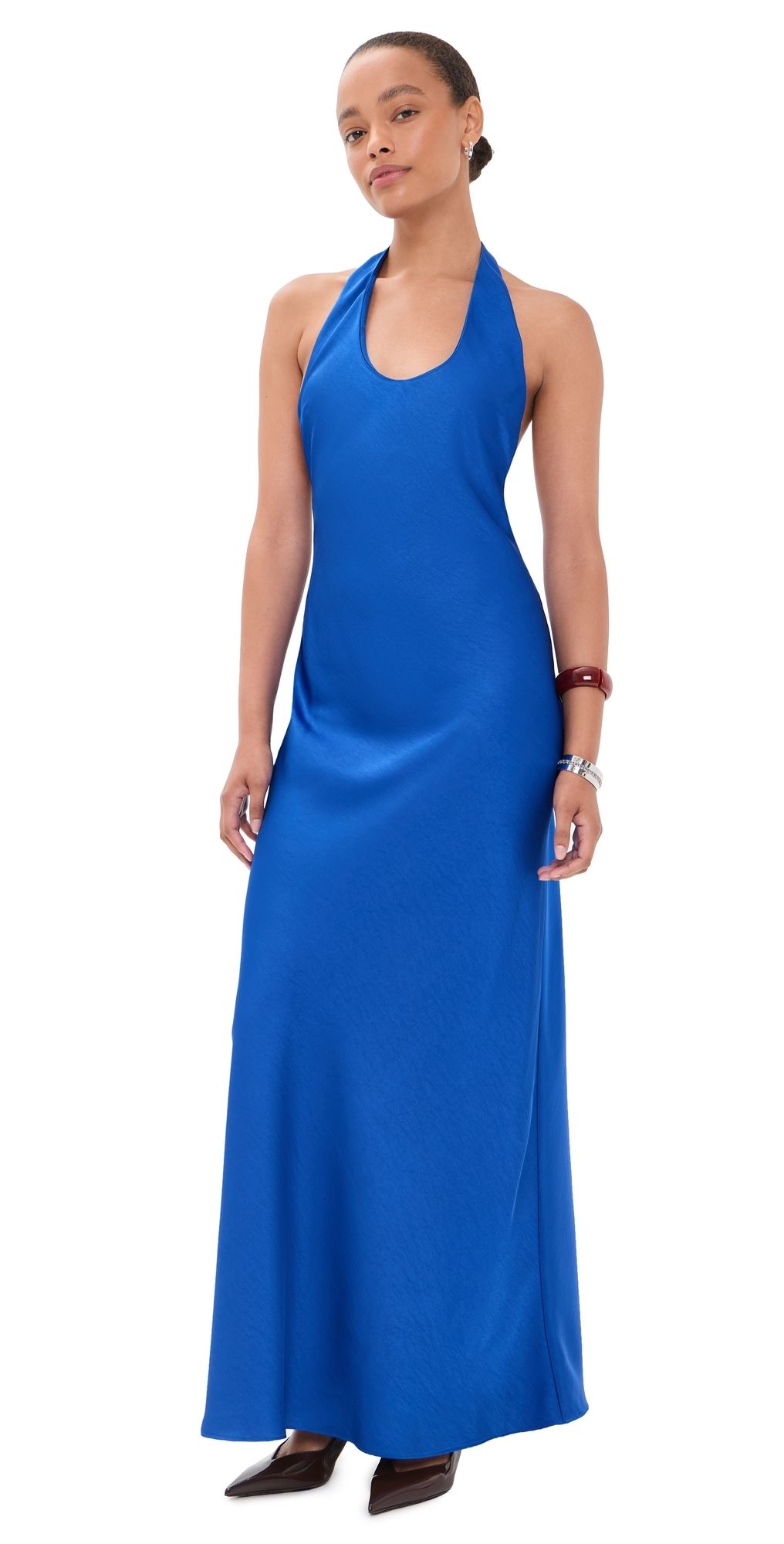 Lioness Bare Maxi Dress ROYAL BLUE XXS