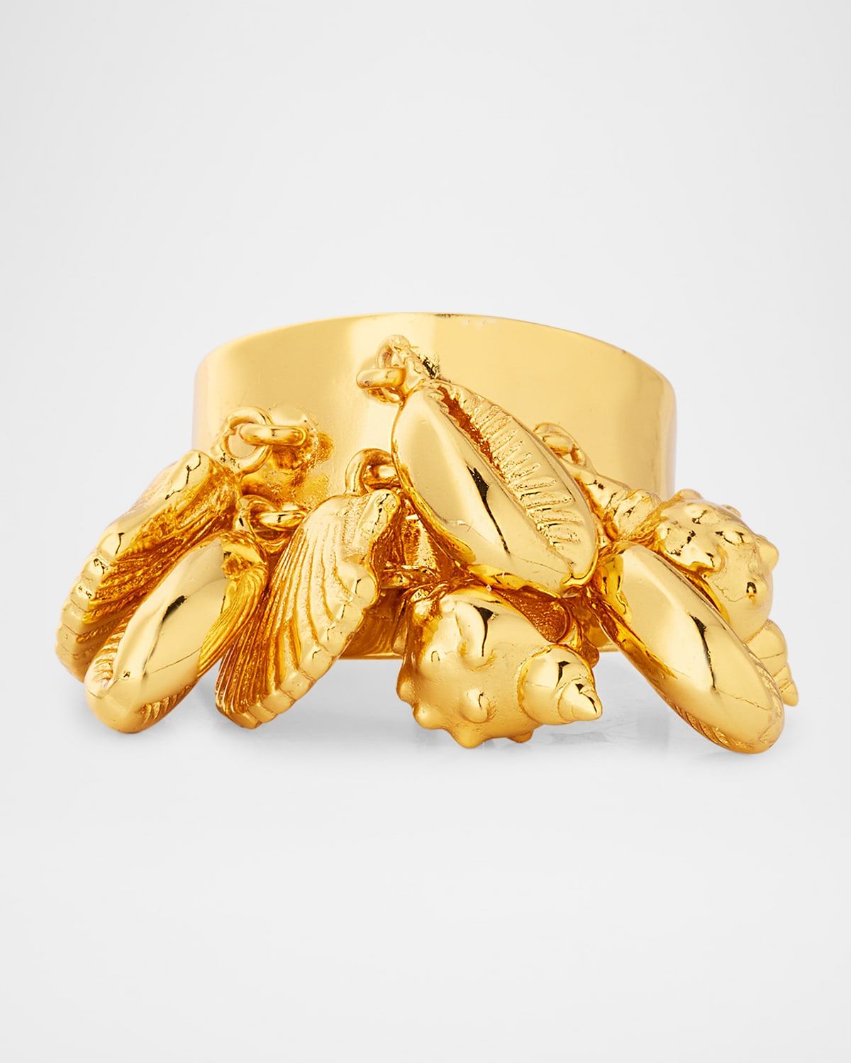 Tiny Shells Charm Ring