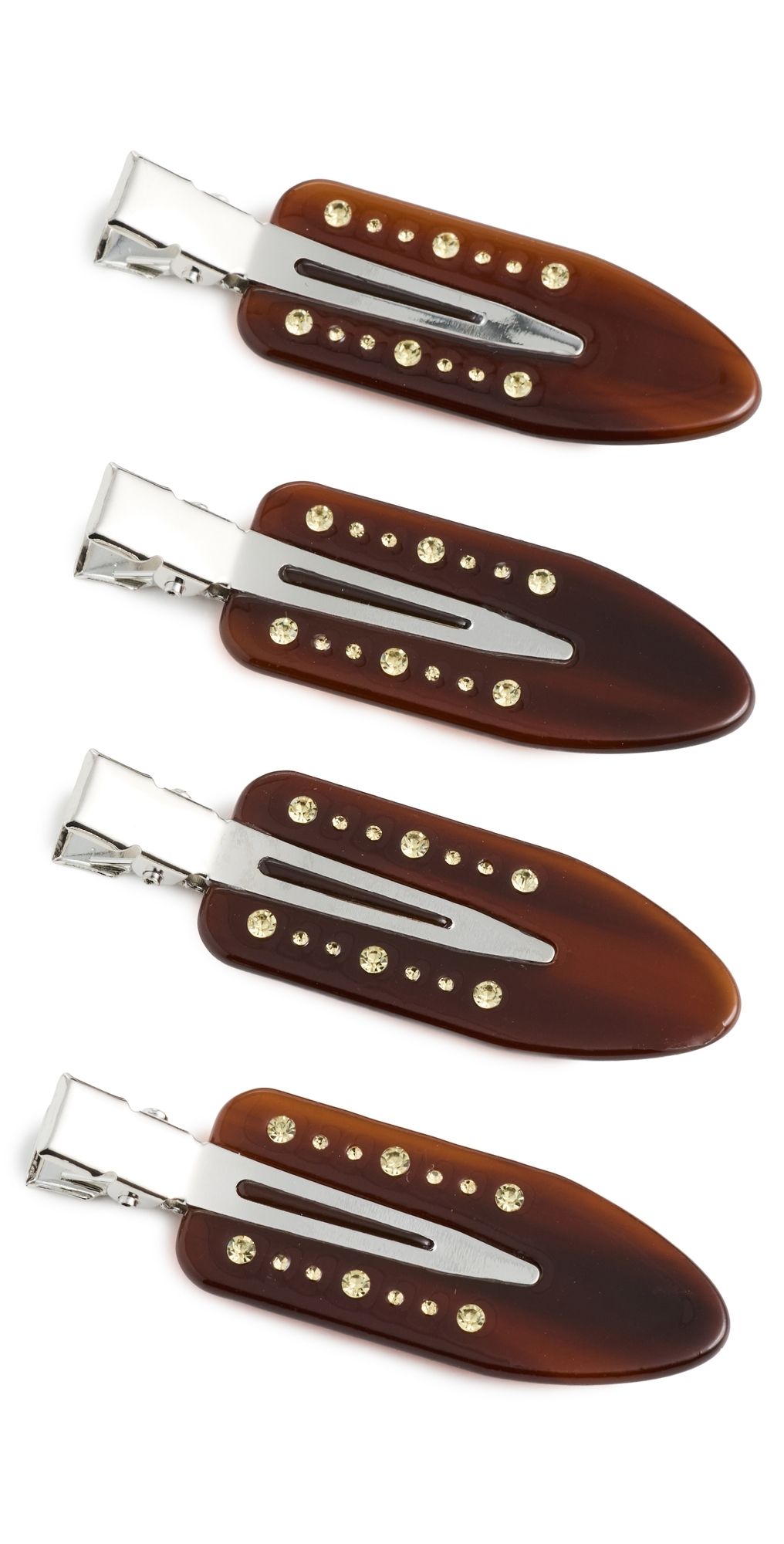 Emi Jay Popstar Clips Set of 4 Amber Glow One Size