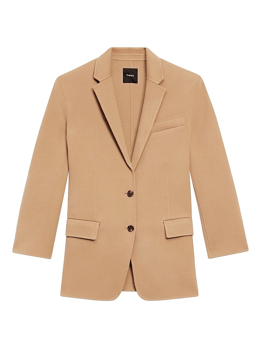 Women's Oversized Tailor Jacket - New Camel - Size XS