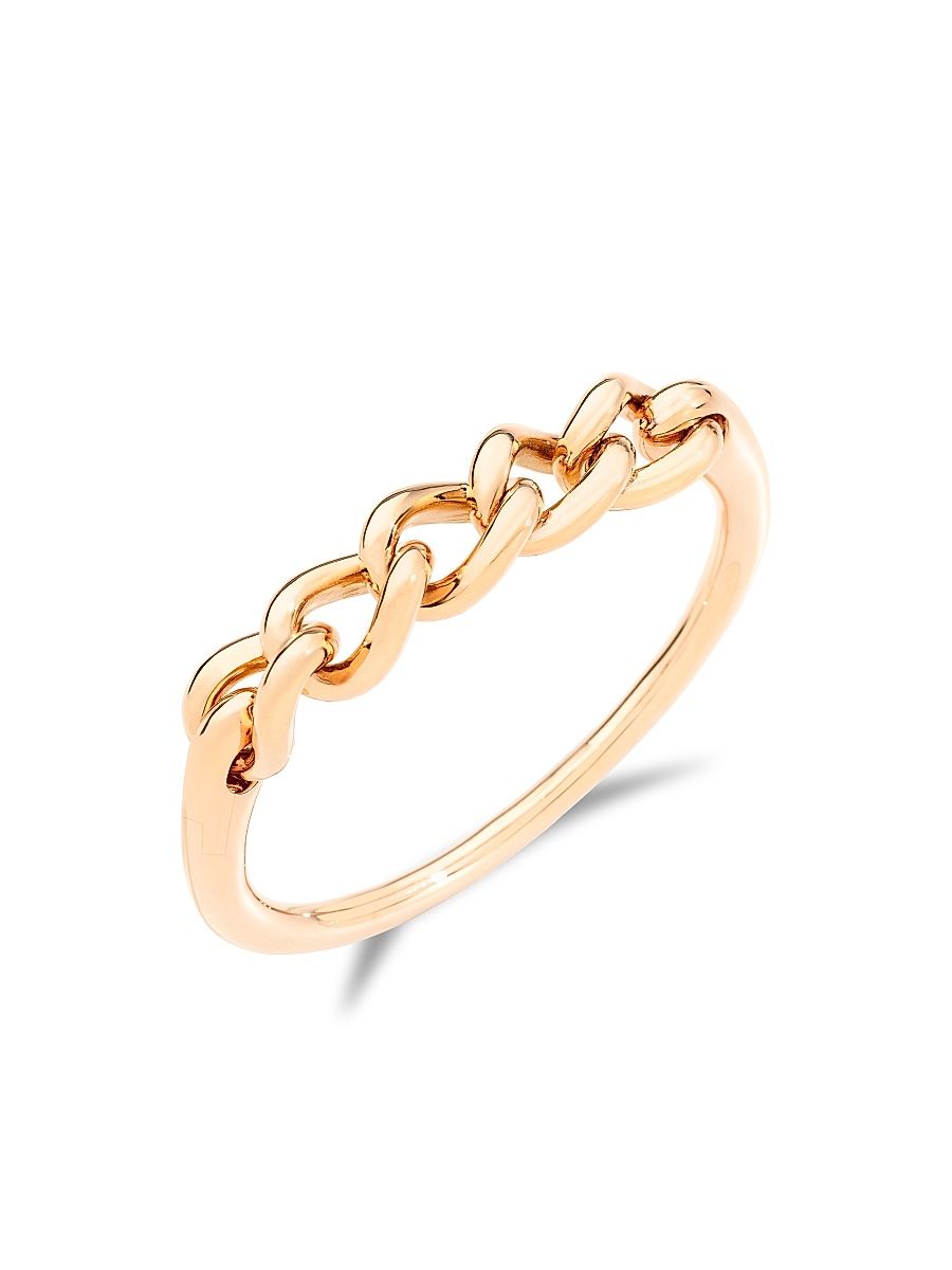 Women's Catene 18K Rose Gold Bangle - Rose Gold - Size Medium