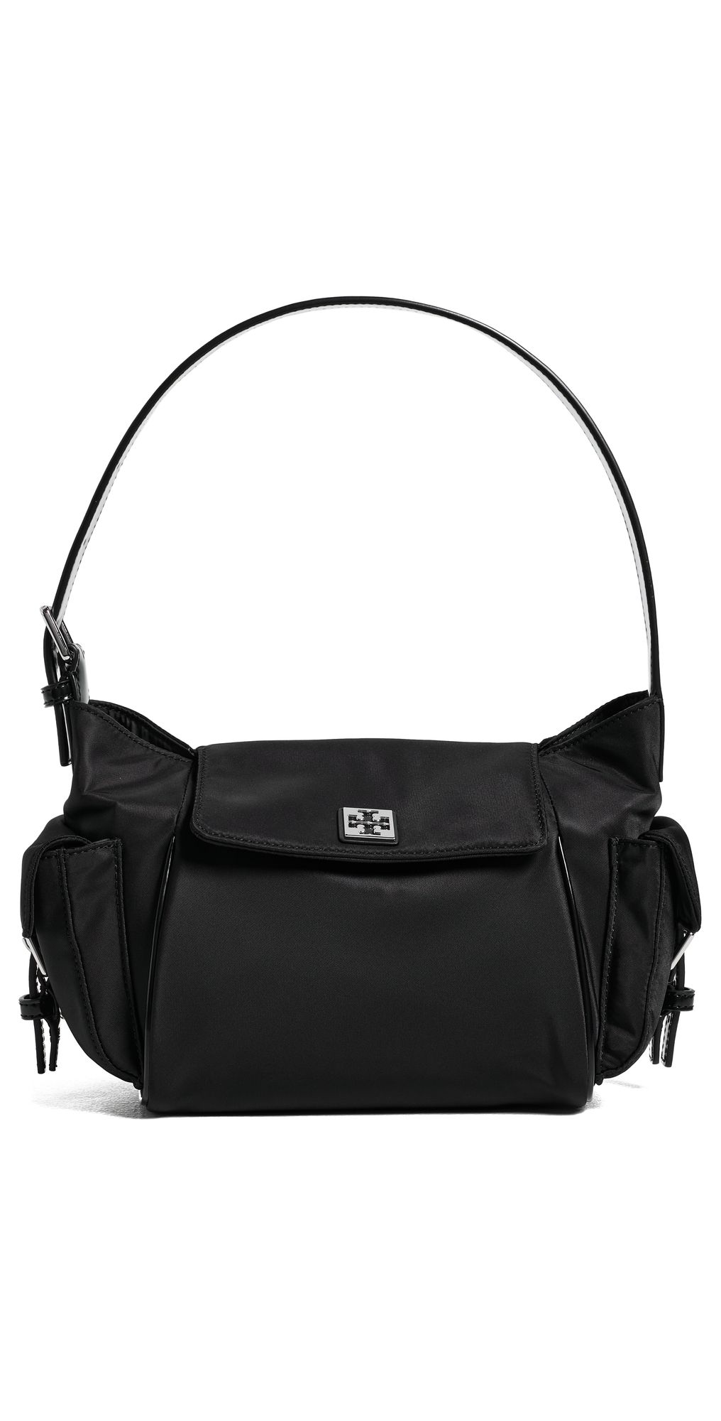 Tory Burch Virginia Pocket Shoulder Bag Black One Size