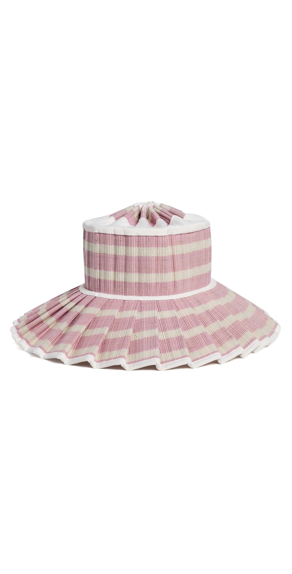 Lorna Murray Island Capri Packable Straw Hat Pink Beach M