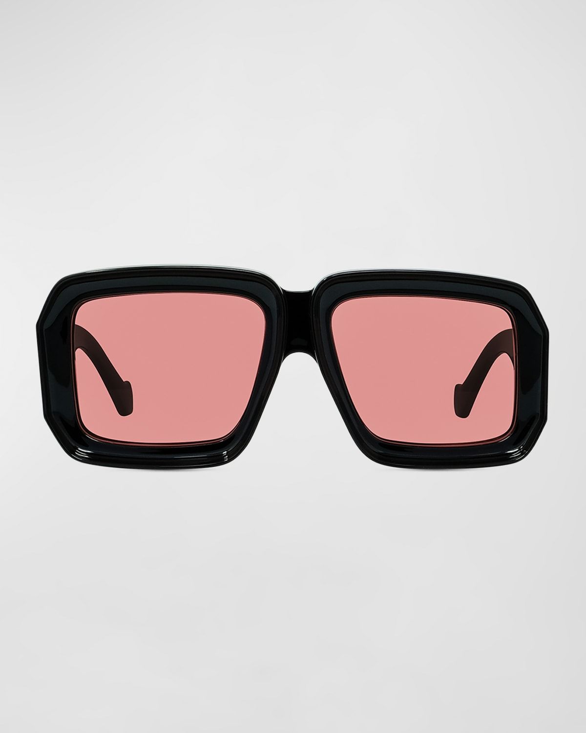 Oversized Square Monochromatic Sunglasses