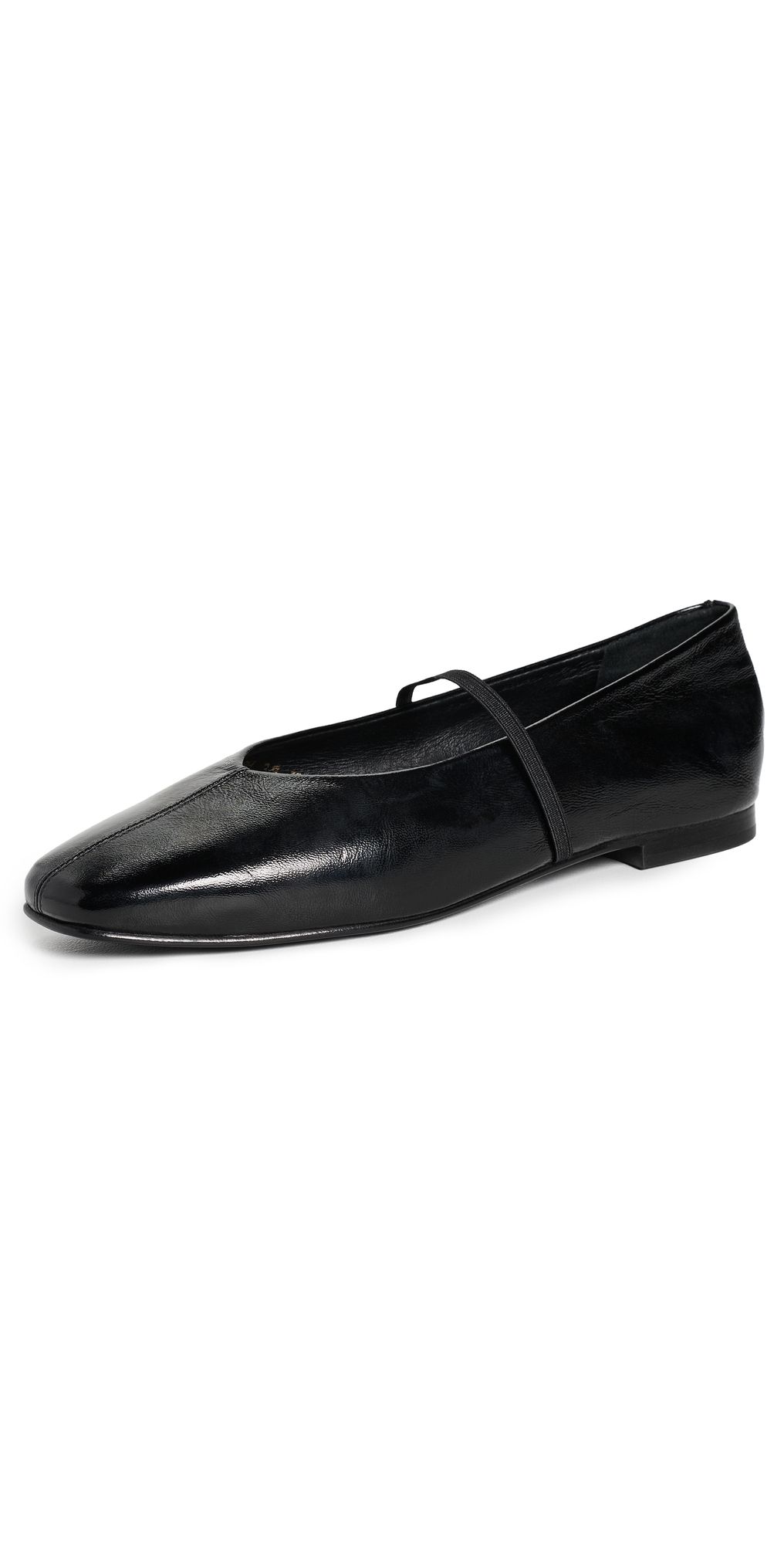 Margaux The Phoebe Flats Black Crinkle 38.5