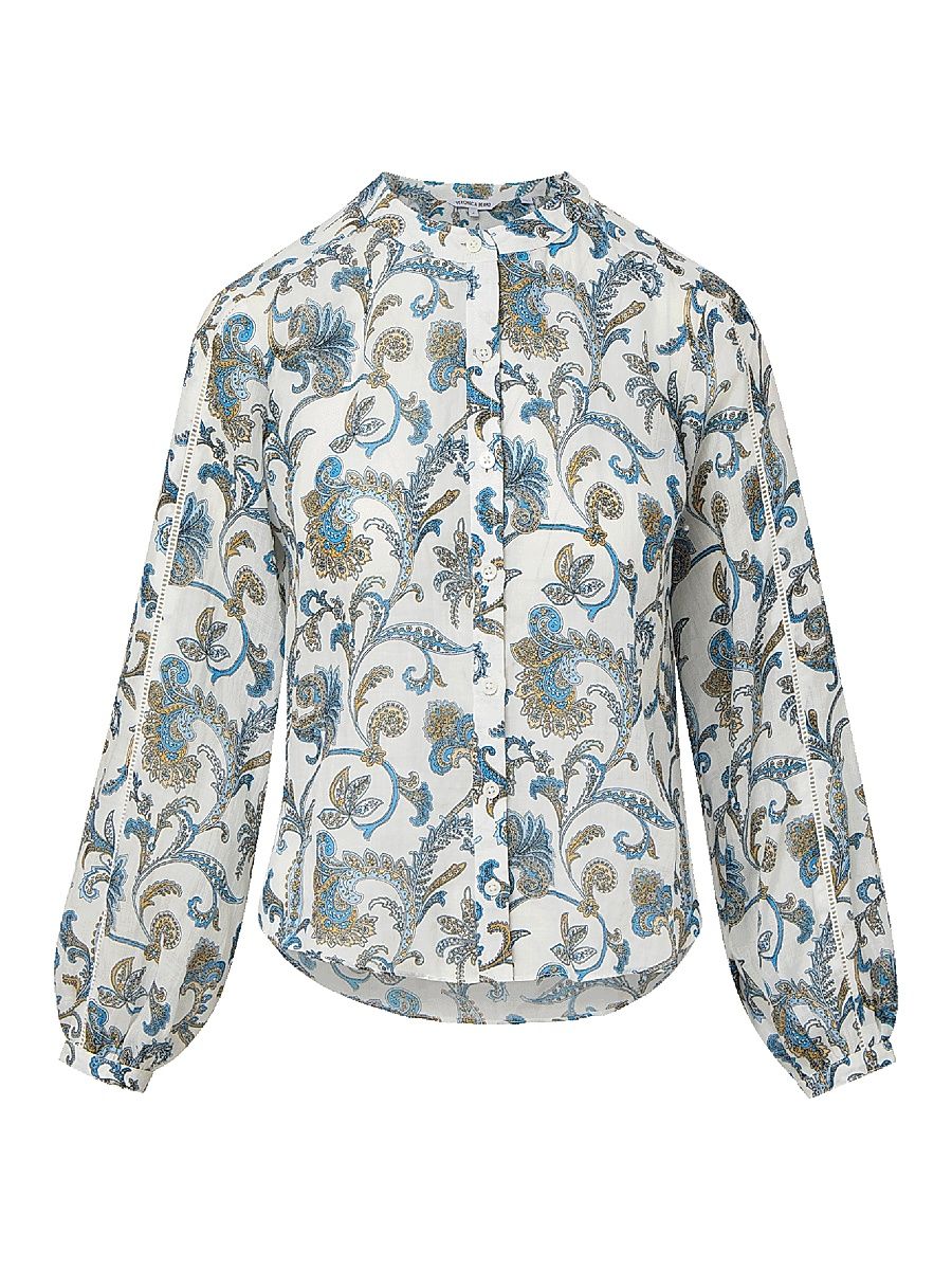 Women's Soleil Floral Blouse - Dove Multi - Size 16