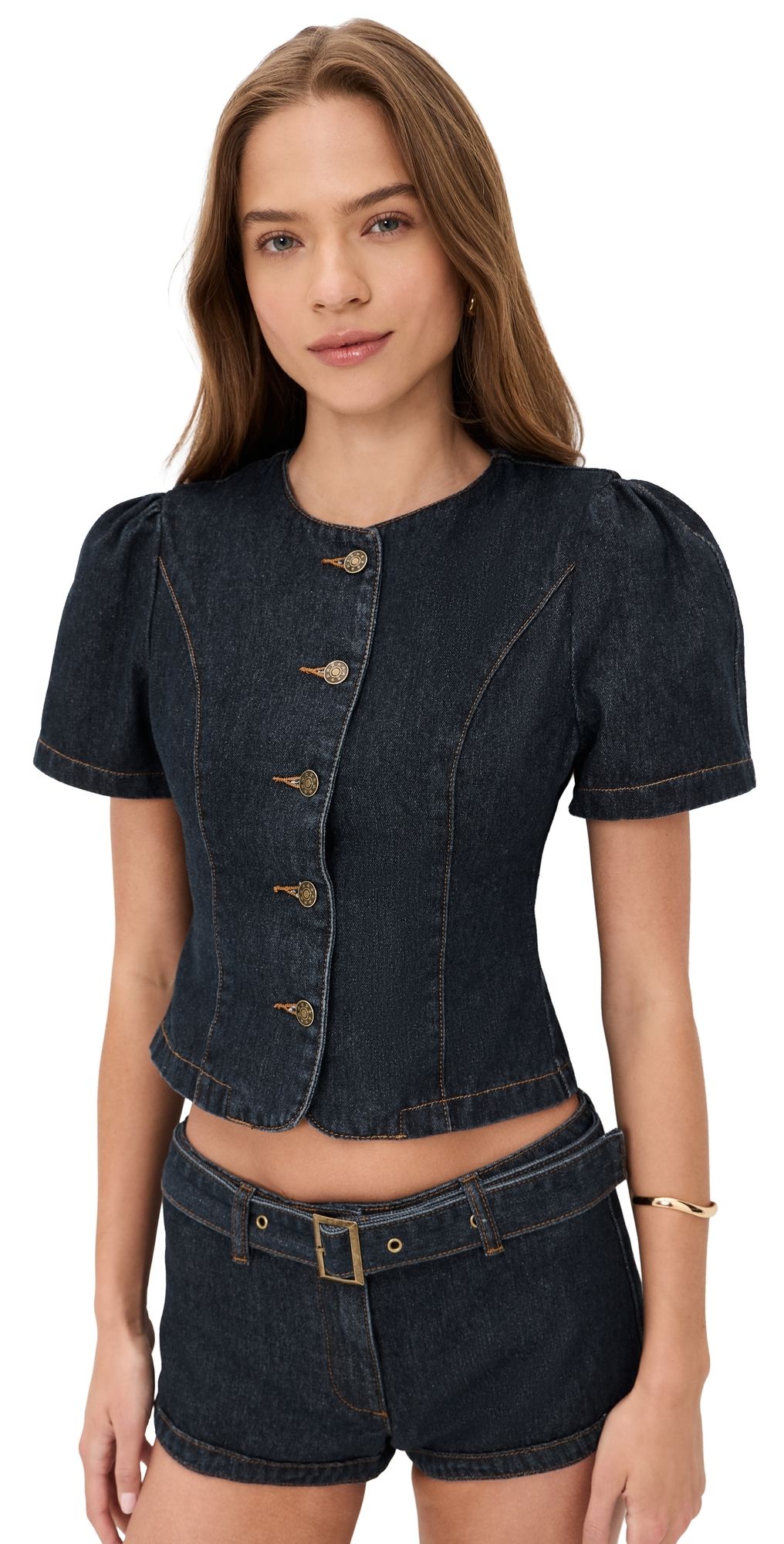 Lioness Femme Blouse Dark Denim XXL
