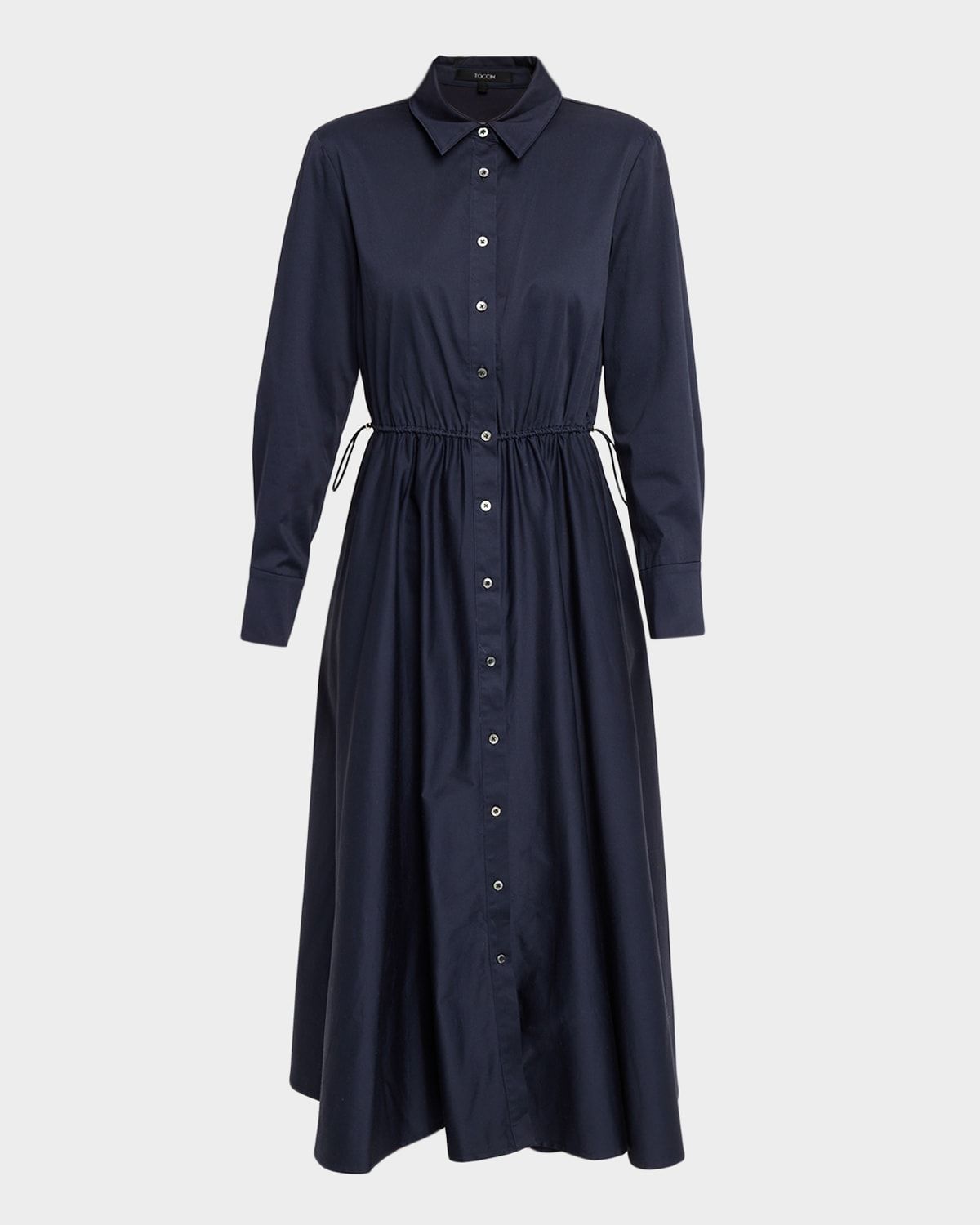 Anika Long-Sleeve Shirtdress
