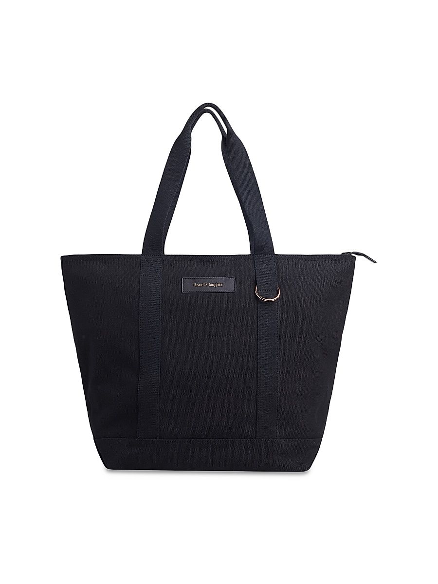 Women's The Travel Cotton Tote Bag - Black
