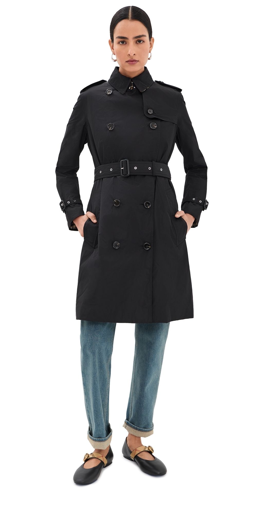 Burberry Kensington Coat Black 10