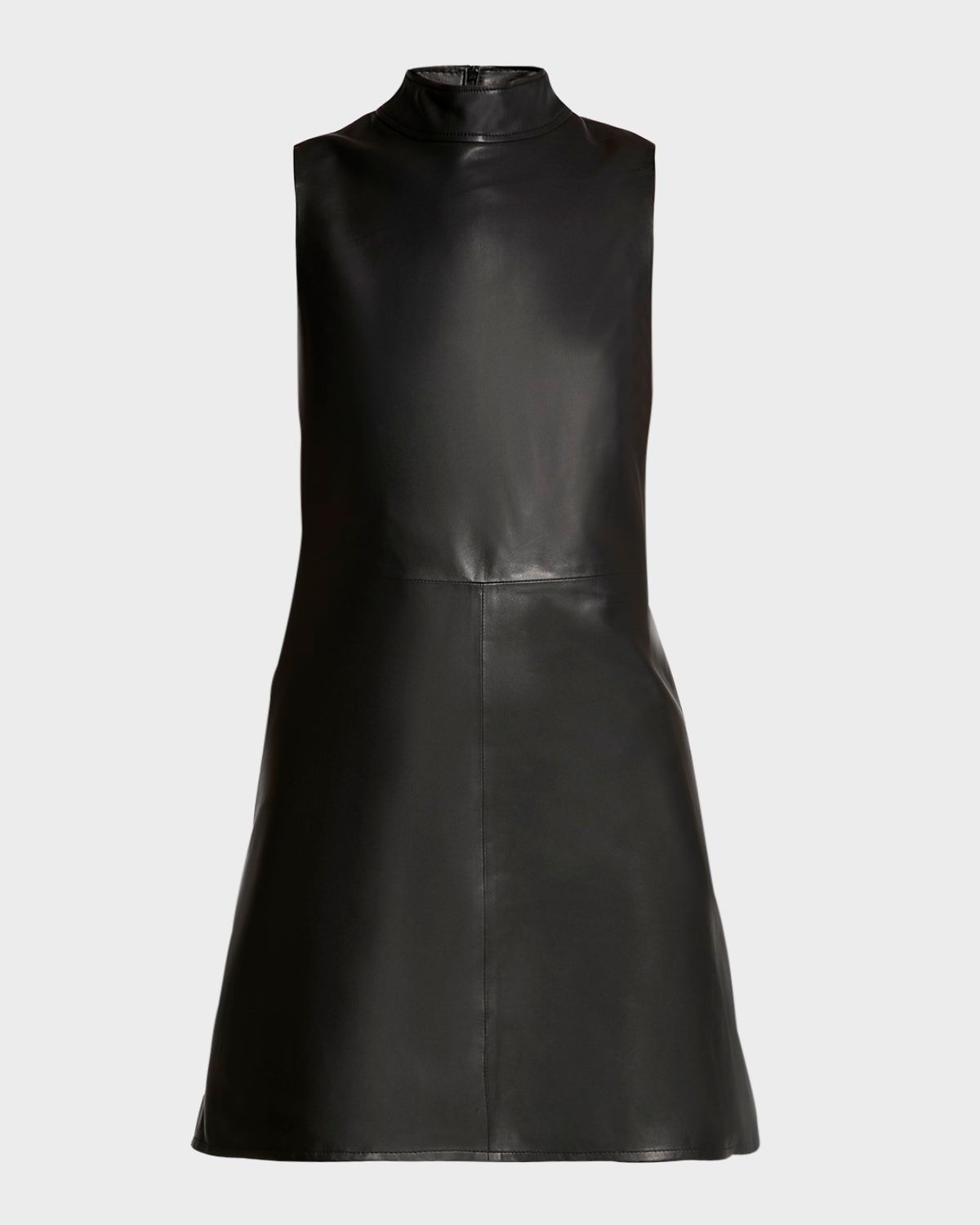 Crawford Upcycled Leather Mini Dress