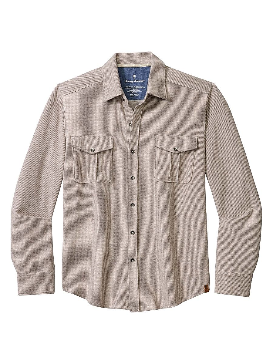 Men's Fireside Coast Classic-Fit Twill Shirt - Trophy Cup - Size XL