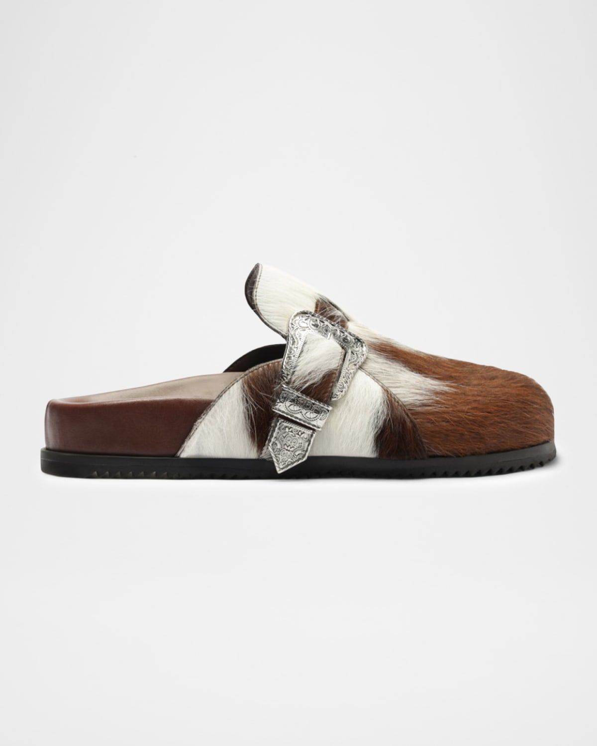 Grace Calf Hair Clogs