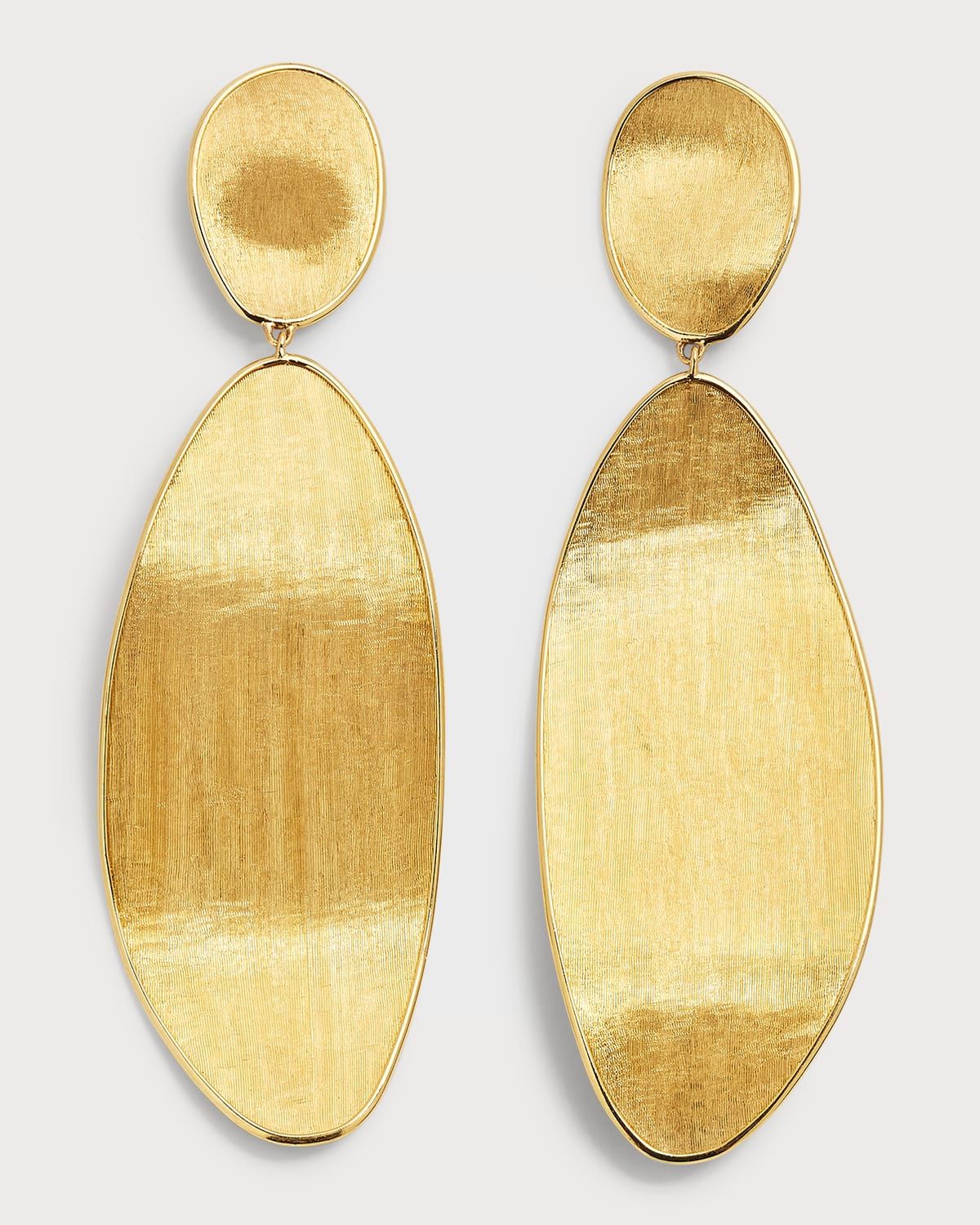18K Yellow Gold Lunaria Earrings
